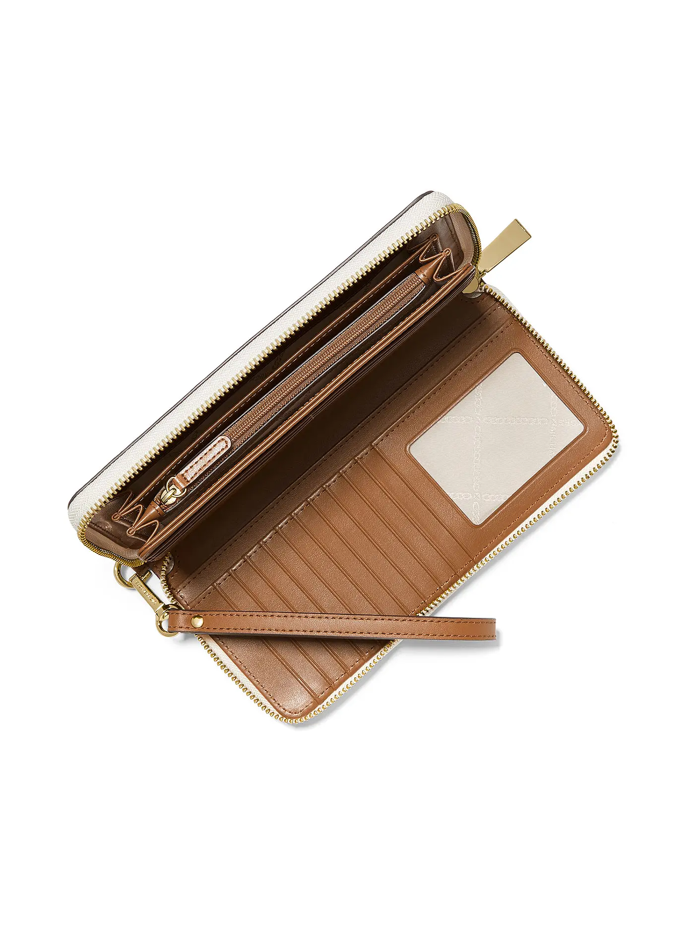 MICHAEL KORS | Geldbörse JET SET TRAVEL CONTINENTAL | creme